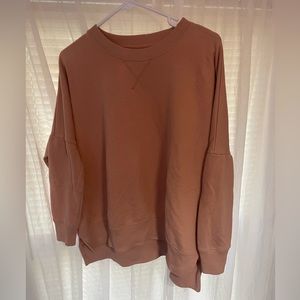 XS Blush Colored Aerie Crewneck
